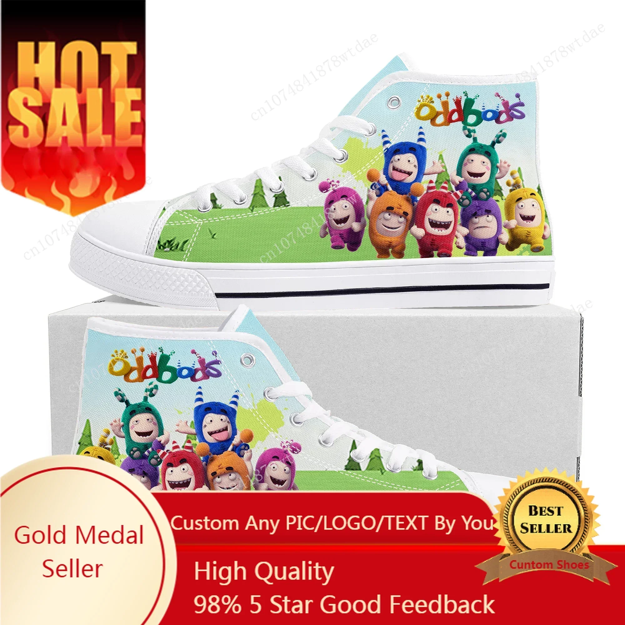 Men Shoes Singapore - Sepatu Kets Model Tinggi Oddbods untuk