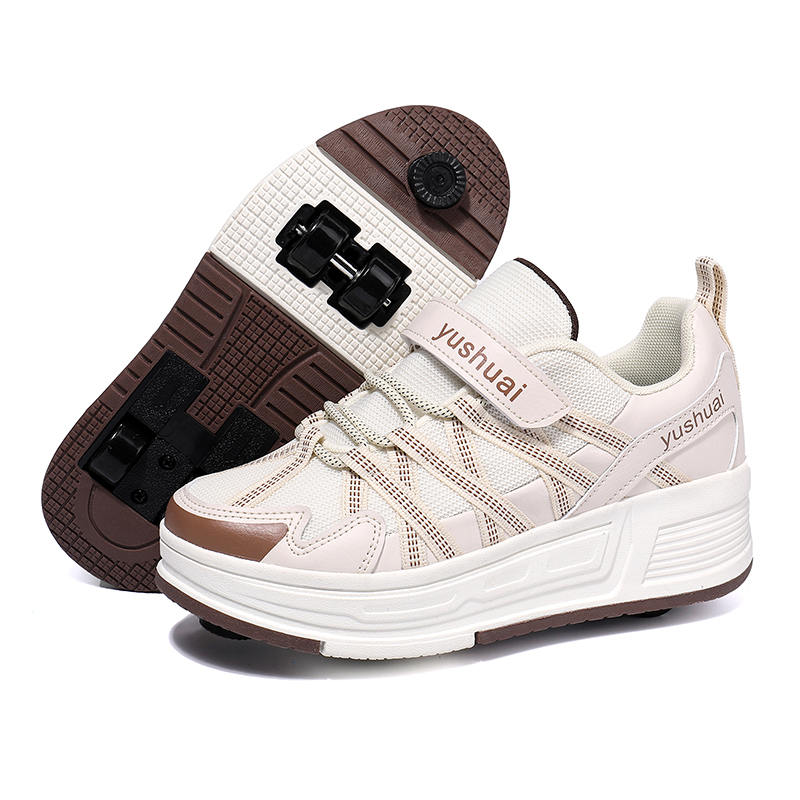 Men Shoes Running - Sepatu Skateboard Roda Empat Otomatis yang