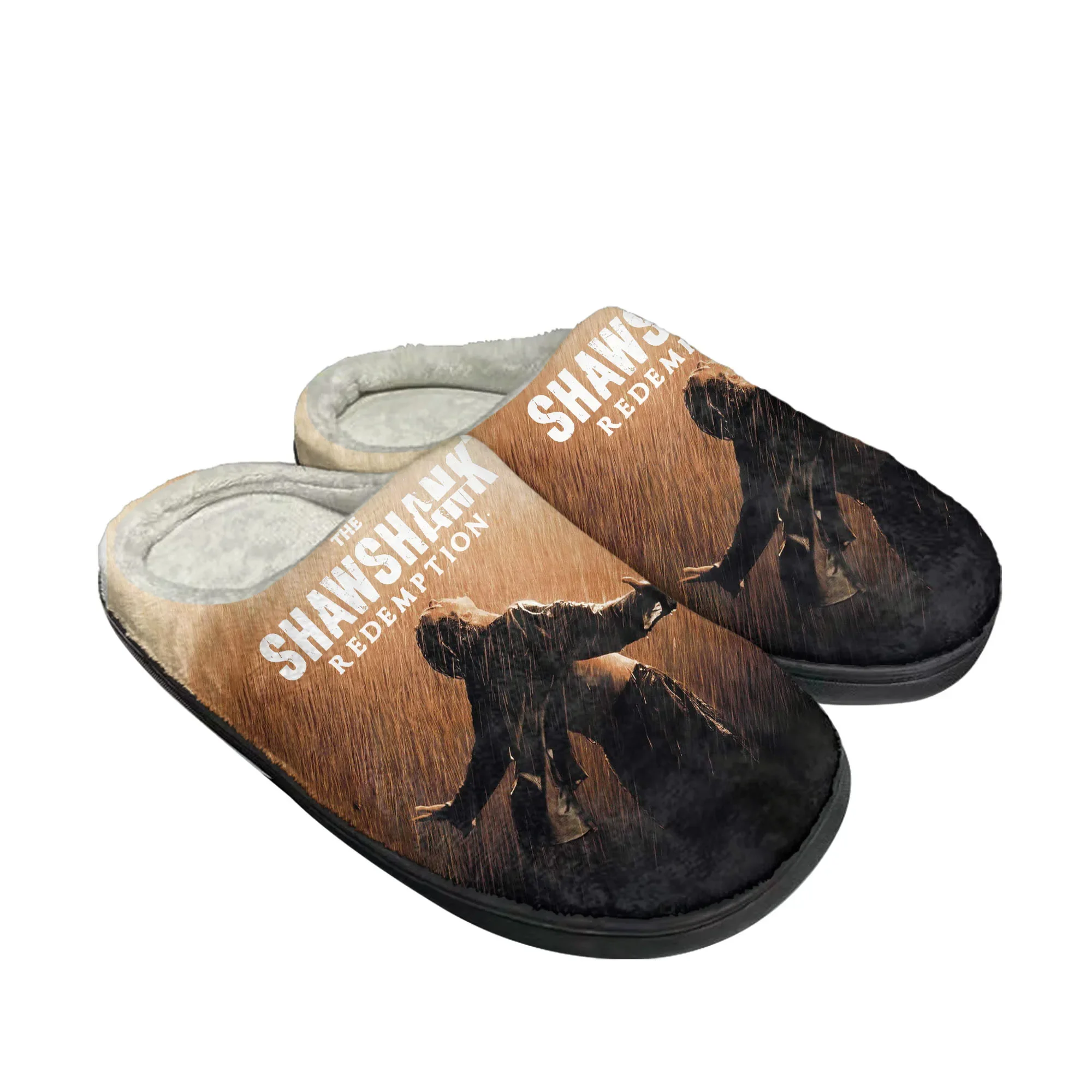 Men Shoes Winter - The Shawshank Redemption Home Cotton Slippers