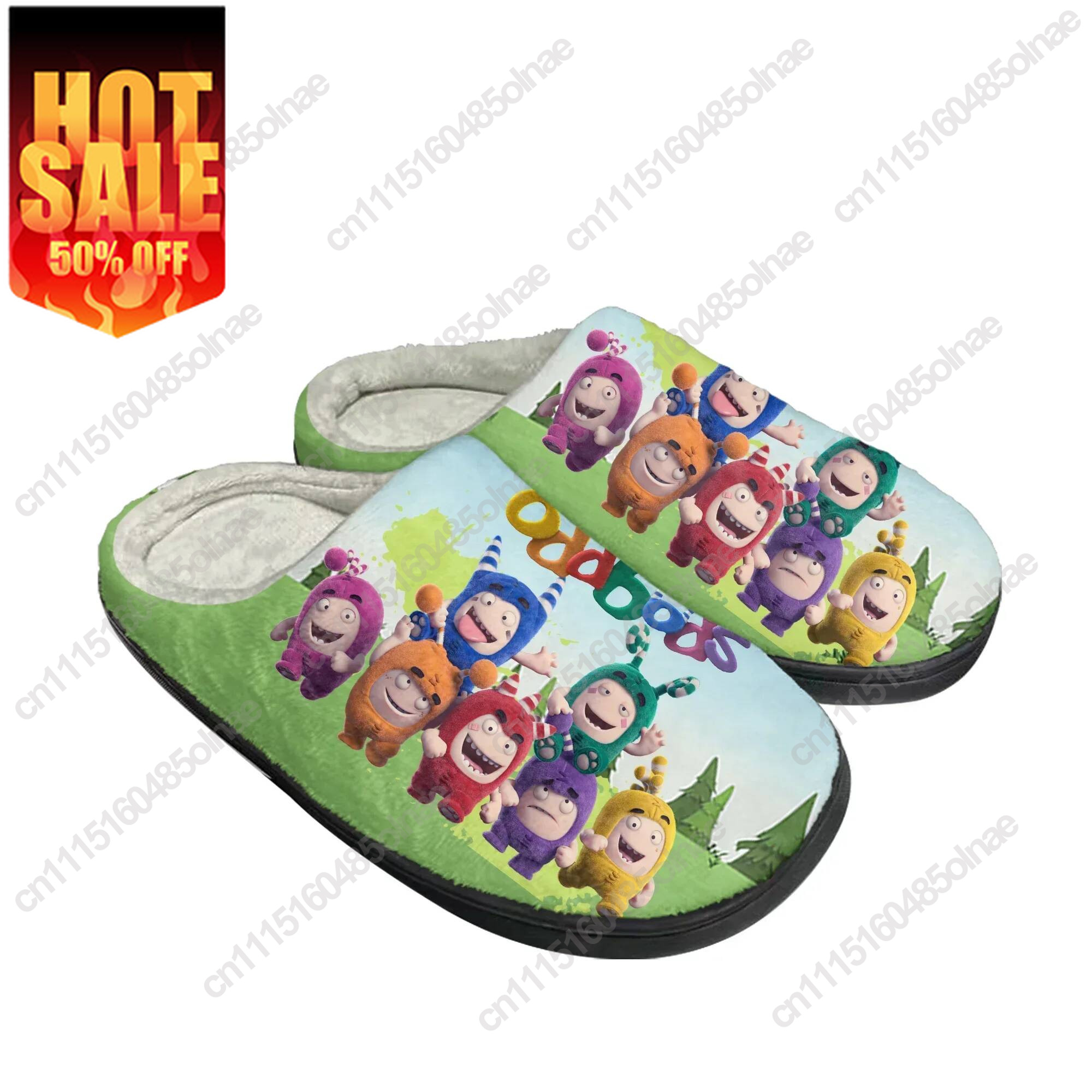 Men Shoes Singapore - Sandal Rumah Katun Oddbods untuk Pria