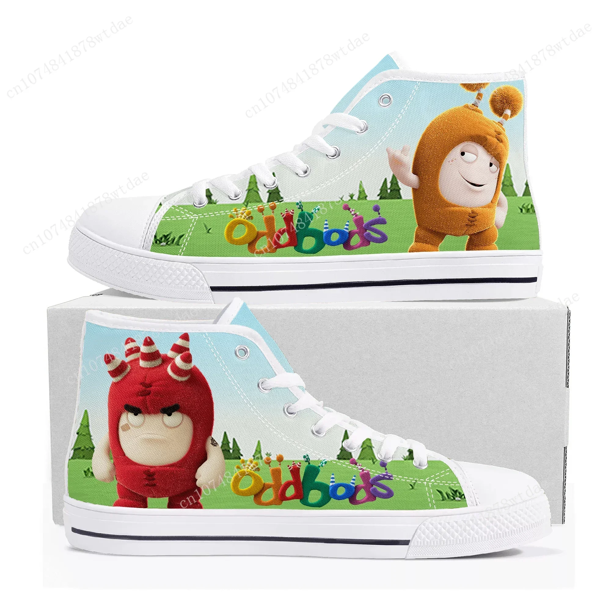 Sepatu Kets Model Tinggi Oddbo - Men Shoes Singapore ulasan dan harga