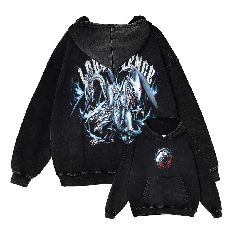Hoodie Yu Gi Oh Motif Naga Mat - Men'S Shoes Xl ulasan dan harga