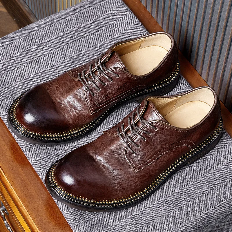 Pria harus memiliki kulit asli - Men Shoes Must Have ulasan dan harga