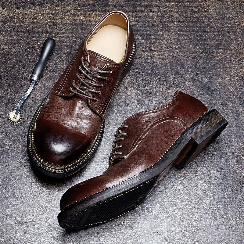 Pria harus memiliki kulit asli - Men Shoes Must Have ulasan dan harga