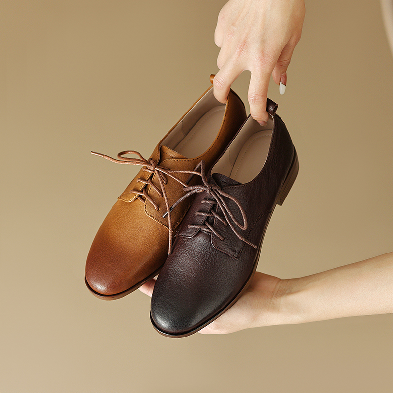 Sepatu Oxford Kulit Sapi EAGSI - Oxford Brogue Leather ulasan dan harga