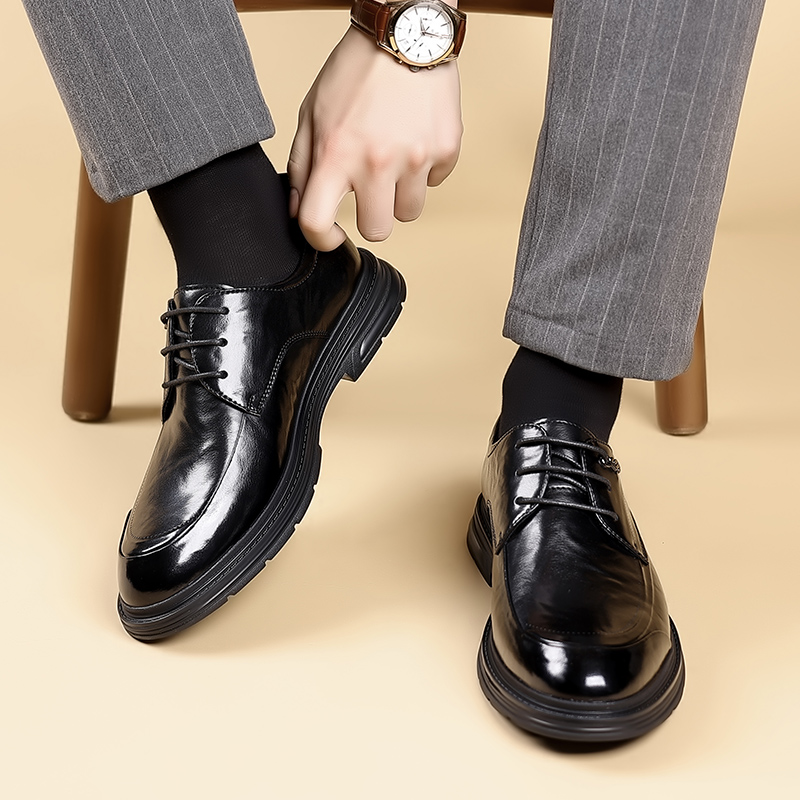 Sepatu Oxford Kulit Kasual Bis - Oxford Brogue Leather ulasan dan harga