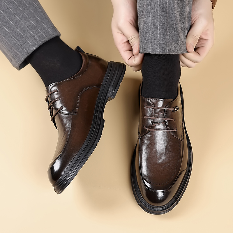 Sepatu Oxford Kulit Kasual Bis - Oxford Brogue Leather ulasan dan harga