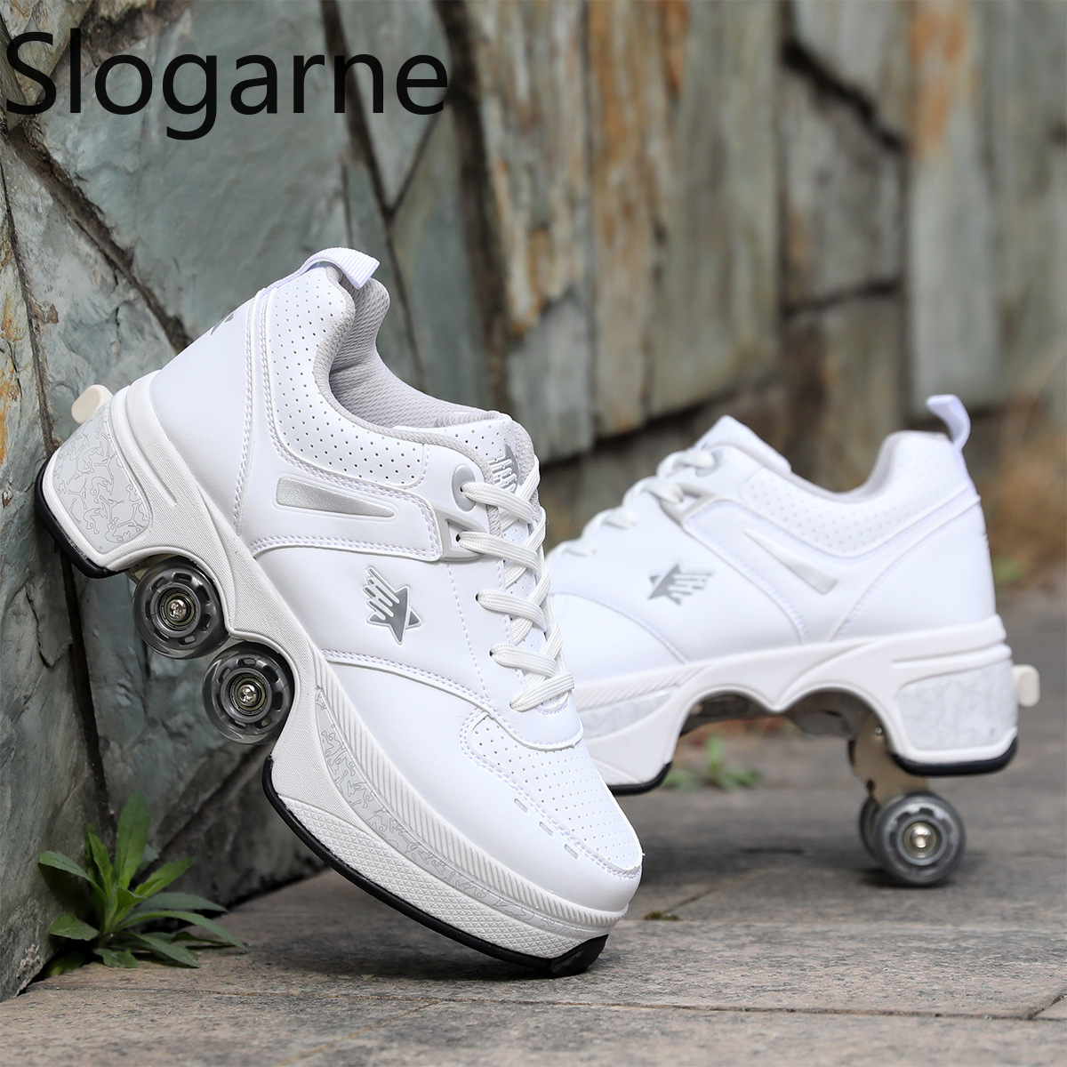 Sepatu Roda Deformasi 4 Roda W - Men Shoes Running ulasan dan harga