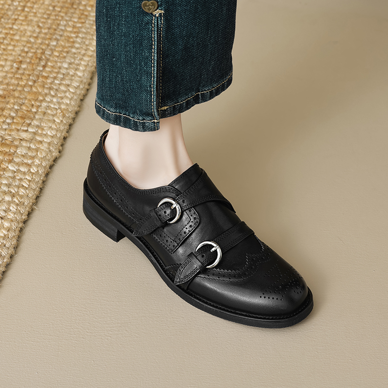 EAGSITY Sepatu Wanita Gaya Ing - Oxford Brogue Leather ulasan dan harga