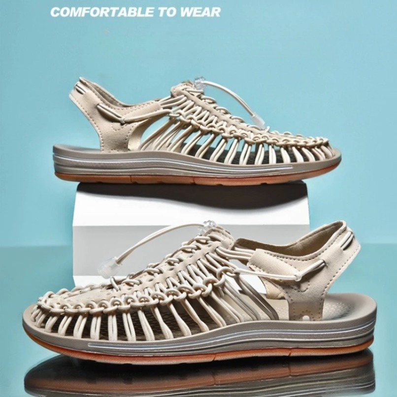 Sandal Anyaman Pria Wanita unt - Men Shoes Essentials ulasan dan harga
